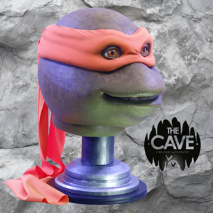 🟠 Mutant Warrior Mask – Orange Bandana Classic 90s Style