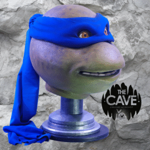 🔵 Mutant Warrior Mask – Blue Bandana Classic 90s Style